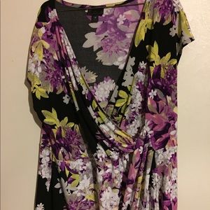 Worthington floral blouse Sz 3x very pretty!!!